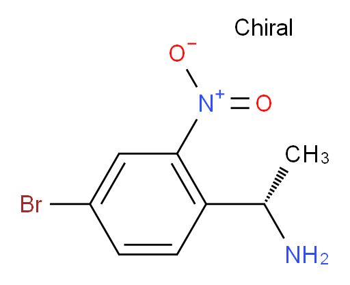 (1S)-1-(4-bromo-2-nitrophenyl)ethan-1-amine