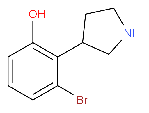 3-bromo-2-(pyrrolidin-3-yl)phenol