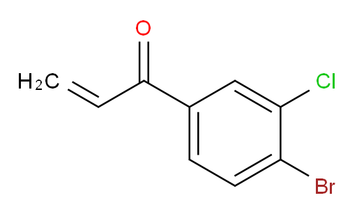 1-(4-bromo-3-chlorophenyl)prop-2-en-1-one