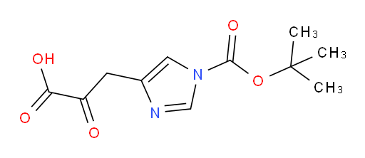 3-{1-[(tert-butoxy)carbonyl]-1H-imidazol-4-yl}-2-oxopropanoic acid