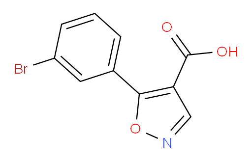 5-(3-bromophenyl)-1,2-oxazole-4-carboxylic acid