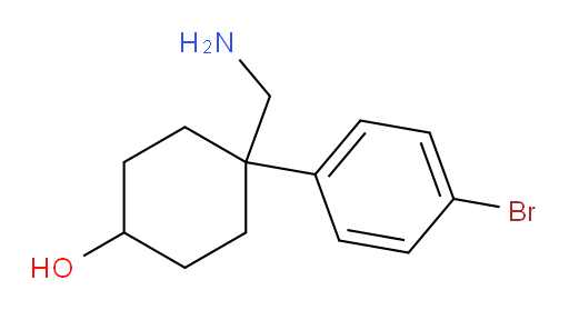 4-(aminomethyl)-4-(4-bromophenyl)cyclohexan-1-ol