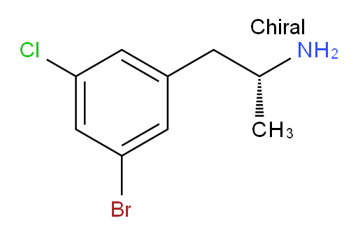 (2R)-1-(3-bromo-5-chlorophenyl)propan-2-amine