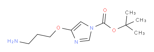 tert-butyl 4-(3-aminopropoxy)-1H-imidazole-1-carboxylate