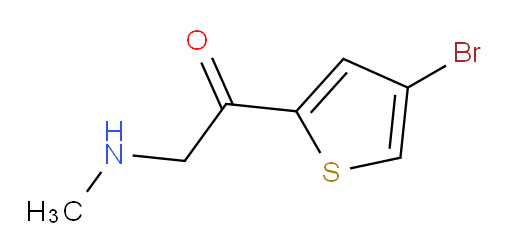 1-(4-bromothiophen-2-yl)-2-(methylamino)ethan-1-one