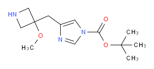 tert-butyl 4-[(3-methoxyazetidin-3-yl)methyl]-1H-imidazole-1-carboxylate