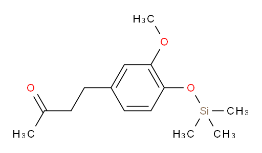 4-{3-methoxy-4-[(trimethylsilyl)oxy]phenyl}butan-2-one