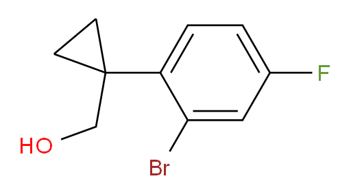 [1-(2-bromo-4-fluorophenyl)cyclopropyl]methanol
