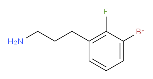 3-(3-bromo-2-fluorophenyl)propan-1-amine