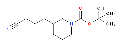tert-butyl 3-(3-cyanopropyl)piperidine-1-carboxylate