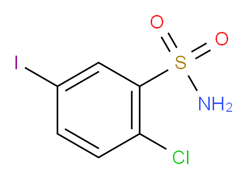 2-chloro-5-iodobenzene-1-sulfonamide