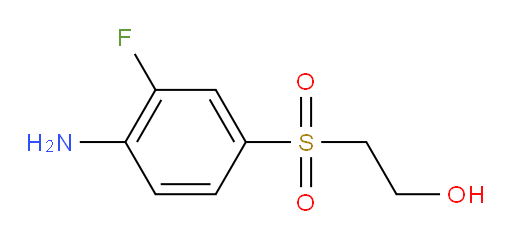 2-(4-amino-3-fluorobenzenesulfonyl)ethan-1-ol
