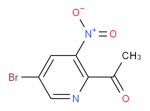 1-(5-bromo-3-nitropyridin-2-yl)ethan-1-one