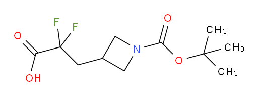 3-{1-[(tert-butoxy)carbonyl]azetidin-3-yl}-2,2-difluoropropanoic acid