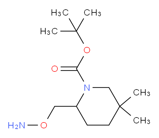 tert-butyl 2-[(aminooxy)methyl]-5,5-dimethylpiperidine-1-carboxylate