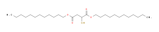 1,4-didodecyl 2-sulfanylbutanedioate