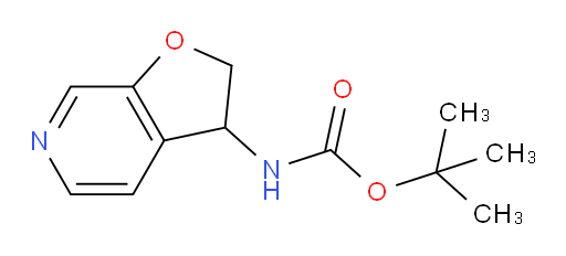 tert-butyl N-{2H,3H-furo[2,3-c]pyridin-3-yl}carbamate