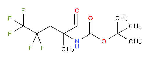 tert-butyl N-(4,4,5,5,5-pentafluoro-2-methyl-1-oxopentan-2-yl)carbamate