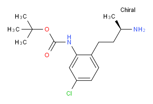 tert-butyl N-{2-[(3R)-3-aminobutyl]-5-chlorophenyl}carbamate