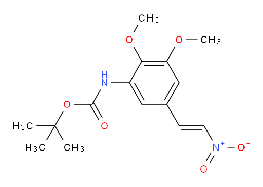 tert-butyl N-[2,3-dimethoxy-5-(2-nitroethenyl)phenyl]carbamate