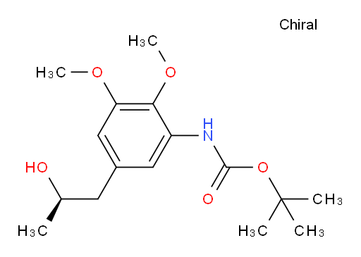 tert-butyl N-{5-[(2R)-2-hydroxypropyl]-2,3-dimethoxyphenyl}carbamate