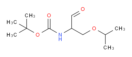 tert-butyl N-[1-oxo-3-(propan-2-yloxy)propan-2-yl]carbamate