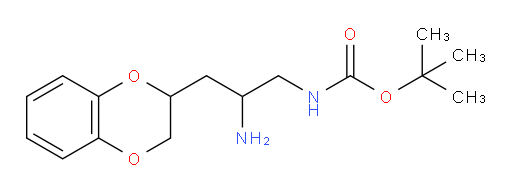 tert-butyl N-[2-amino-3-(2,3-dihydro-1,4-benzodioxin-2-yl)propyl]carbamate