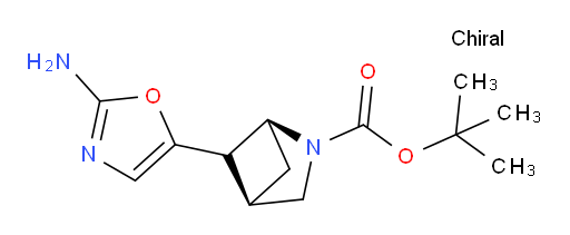 tert-butyl (1S,4R)-5-(2-amino-1,3-oxazol-5-yl)-2-azabicyclo[2.1.1]hexane-2-carboxylate
