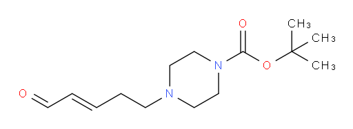 tert-butyl 4-(5-oxopent-3-en-1-yl)piperazine-1-carboxylate