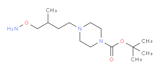 tert-butyl 4-[4-(aminooxy)-3-methylbutyl]piperazine-1-carboxylate