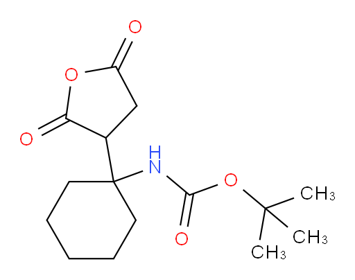 tert-butyl N-[1-(2,5-dioxooxolan-3-yl)cyclohexyl]carbamate