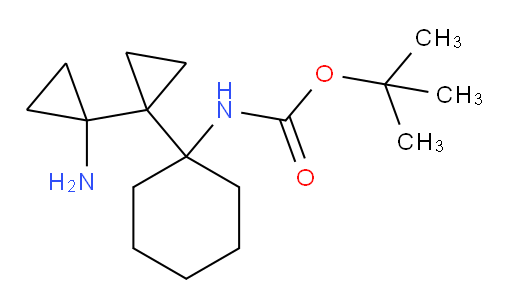 tert-butyl N-{1-[1-(1-aminocyclopropyl)cyclopropyl]cyclohexyl}carbamate