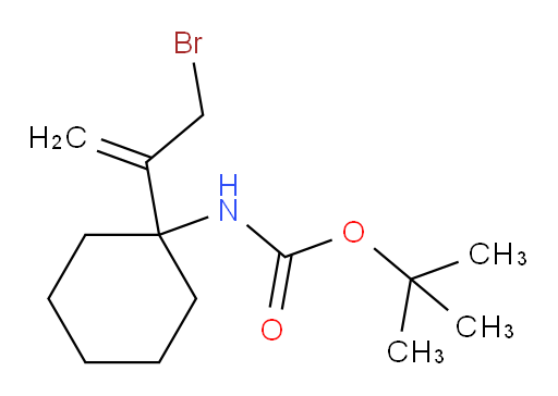 tert-butyl N-[1-(3-bromoprop-1-en-2-yl)cyclohexyl]carbamate