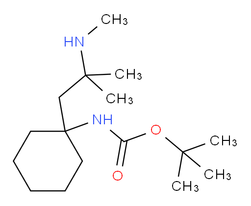 tert-butyl N-{1-[2-methyl-2-(methylamino)propyl]cyclohexyl}carbamate