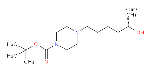 tert-butyl 4-[(5S)-5-hydroxyhexyl]piperazine-1-carboxylate