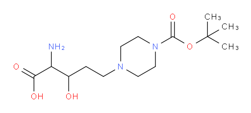 2-amino-5-{4-[(tert-butoxy)carbonyl]piperazin-1-yl}-3-hydroxypentanoic acid