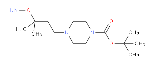 tert-butyl 4-[3-(aminooxy)-3-methylbutyl]piperazine-1-carboxylate