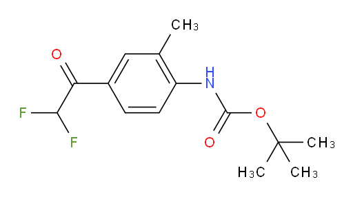 tert-butyl N-[4-(2,2-difluoroacetyl)-2-methylphenyl]carbamate