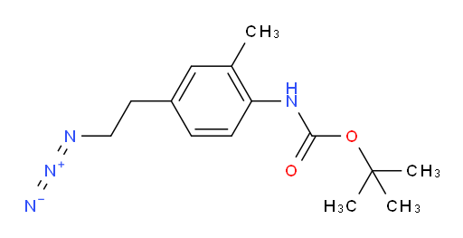 tert-butyl N-[4-(2-azidoethyl)-2-methylphenyl]carbamate