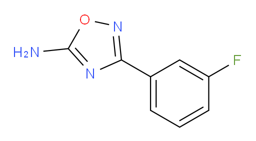 3-(3-fluorophenyl)-1,2,4-oxadiazol-5-amine