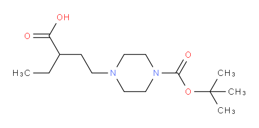 4-{4-[(tert-butoxy)carbonyl]piperazin-1-yl}-2-ethylbutanoic acid