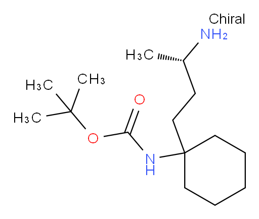 tert-butyl N-{1-[(3S)-3-aminobutyl]cyclohexyl}carbamate