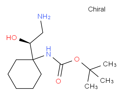 tert-butyl N-{1-[(1S)-2-amino-1-hydroxyethyl]cyclohexyl}carbamate
