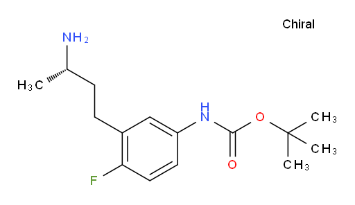 tert-butyl N-{3-[(3S)-3-aminobutyl]-4-fluorophenyl}carbamate