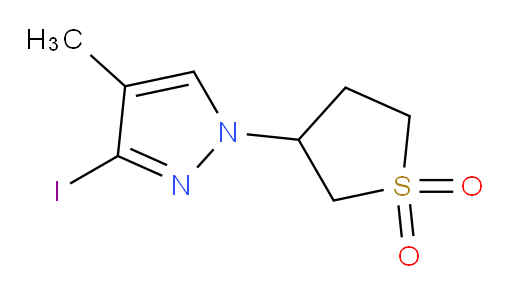 3-(3-iodo-4-methyl-1H-pyrazol-1-yl)-1lambda6-thiolane-1,1-dione