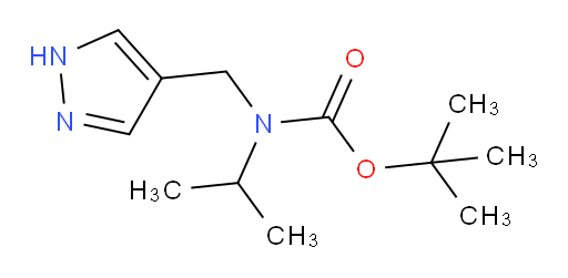 tert-butyl N-(propan-2-yl)-N-[(1H-pyrazol-4-yl)methyl]carbamate