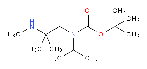 tert-butyl N-[2-methyl-2-(methylamino)propyl]-N-(propan-2-yl)carbamate