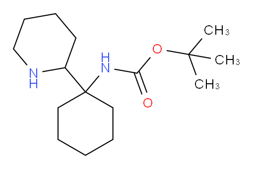 tert-butyl N-[1-(piperidin-2-yl)cyclohexyl]carbamate