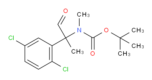 tert-butyl N-[2-(2,5-dichlorophenyl)-1-oxopropan-2-yl]-N-methylcarbamate