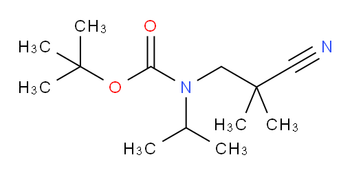 tert-butyl N-(2-cyano-2,2-dimethylethyl)-N-(propan-2-yl)carbamate